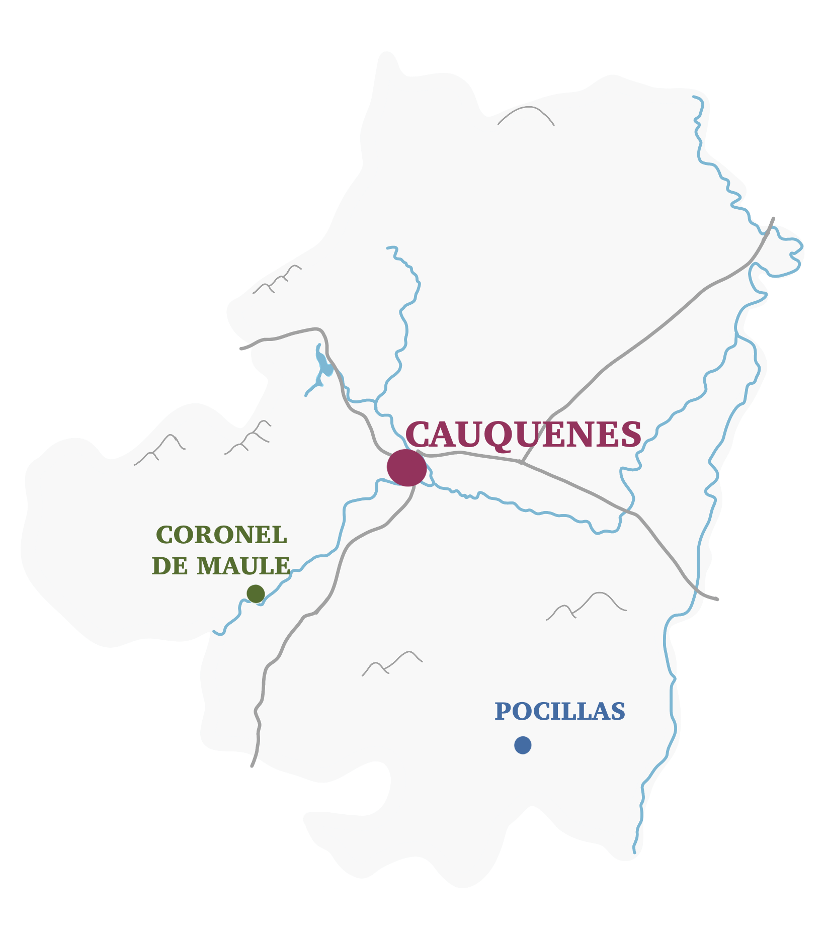 Mapa de Cauquenes